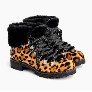 J.Crew $298 Women's Nordic Boots in Calf Hair